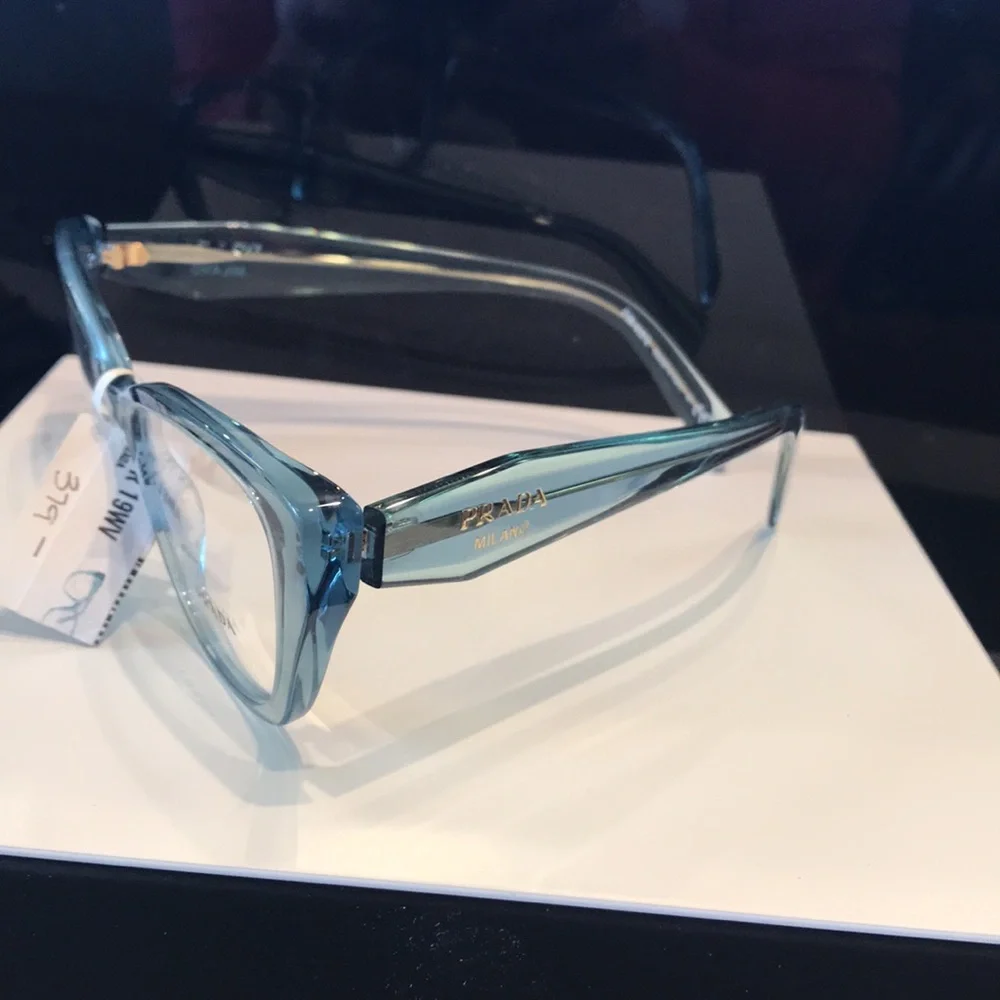 Prada 19WV Blue Women's Eyeglasses New never worn - Picture 5 of 9